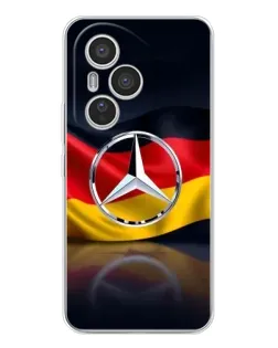 Чехол для Huawei Honor 400 Pro с картинкой «Mercedes — флаг Германии»