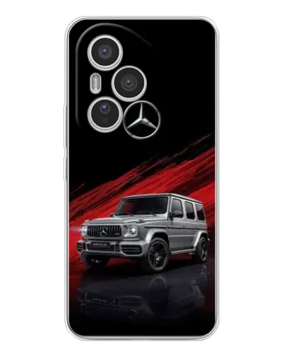 Чехол для Huawei Honor 400 Pro с картинкой «Mercedes G-Class красный»