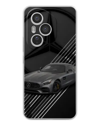 Чехол для Huawei Honor 400 Pro с картинкой «Mercedes AMG — графика»