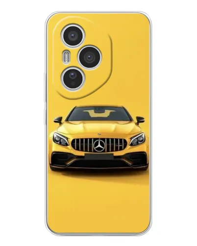 Чехол для Huawei Honor 400 Pro с картинкой «Желтый Mercedes GT»