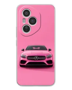 Чехол для Huawei Honor 400 Pro с картинкой «Розовый Mercedes AMG»