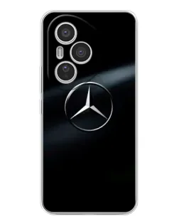 Чехол для Huawei Honor 400 Pro с картинкой «Mercedes на металле»