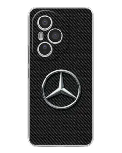 Чехол для Huawei Honor 400 Pro с картинкой «Карбоновый Mercedes стиль»