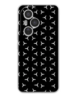 Чехол для Huawei Honor 400 Pro с картинкой «Mercedes паттерн звезд»