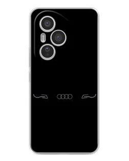 Чехол для Huawei Honor 400 Pro с картинкой «Audi — световой подпись»