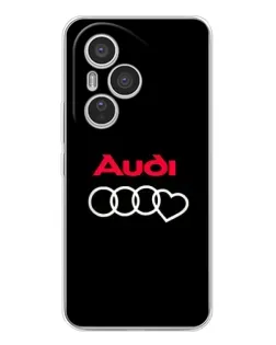Чехол для Huawei Honor 400 Pro с картинкой «Логотип Audi Heart»
