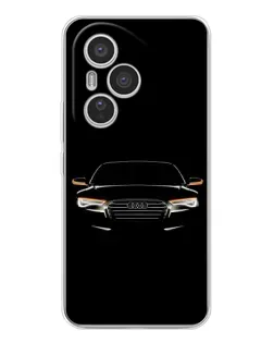Чехол для Huawei Honor 400 Pro с картинкой «Audi — ночной контур»