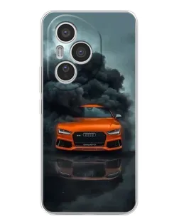 Чехол для Huawei Honor 400 Pro с картинкой «Audi в облаках дыма»