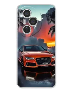 Чехол для Huawei Honor 400 Pro с картинкой «Audi — закат»