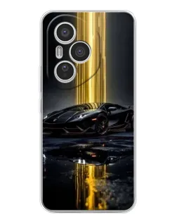 Чехол для Huawei Honor 400 Pro с картинкой «Ночной Lamborghini драйв»