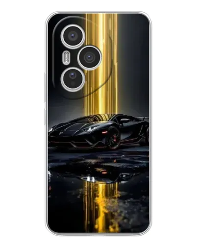 Чехол для Huawei Honor 400 Pro с картинкой «Ночной Lamborghini драйв»