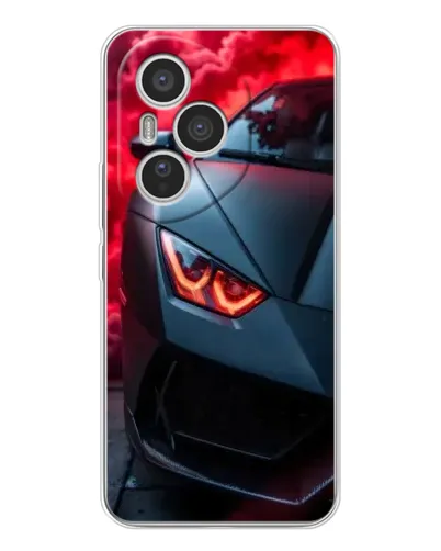 Чехол для Huawei Honor 400 Pro с картинкой «Lamborghini красное сияние»
