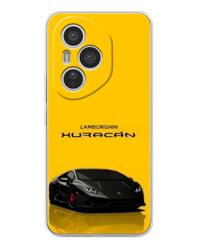 Чехол для Huawei Honor 400 Pro с картинкой «Lamborghini Huracan черный»