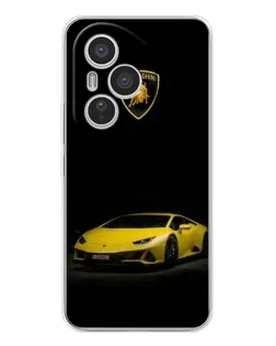 Чехол для Huawei Honor 400 Pro с картинкой «Lamborghini желтый акцент»