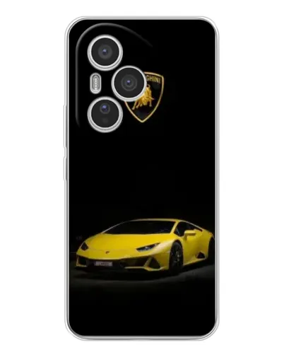 Чехол для Huawei Honor 400 Pro с картинкой «Lamborghini желтый акцент»