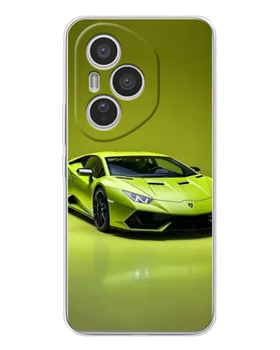 Чехол для Huawei Honor 400 Pro с картинкой «Салатовый Lamborghini Huracan»