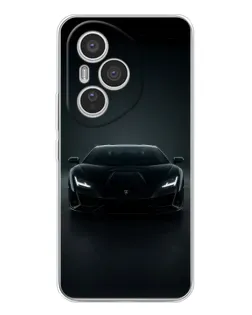 Чехол для Huawei Honor 400 Pro с картинкой «Черный Lamborghini Aventador»