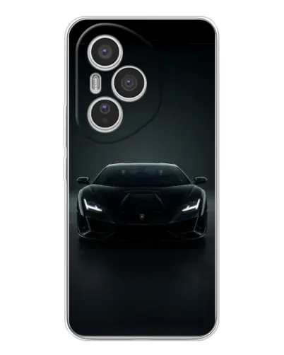 Чехол для Huawei Honor 400 Pro с картинкой «Черный Lamborghini Aventador»