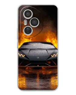 Чехол для Huawei Honor 400 Pro с картинкой «Lamborghini в огне»