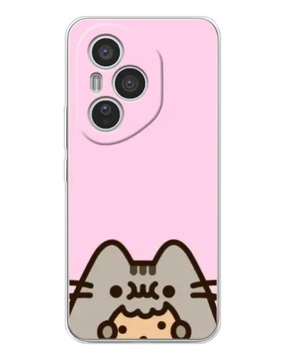 Чехол для Huawei Honor 400 Pro с картинкой «Pusheen и печенье»