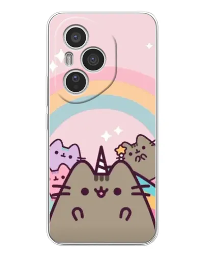 Чехол для Huawei Honor 400 Pro с картинкой «Единорог Pusheen»