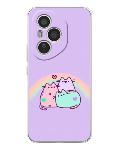 Чехол для Huawei Honor 400 Pro с картинкой «Радужные Пушины»
