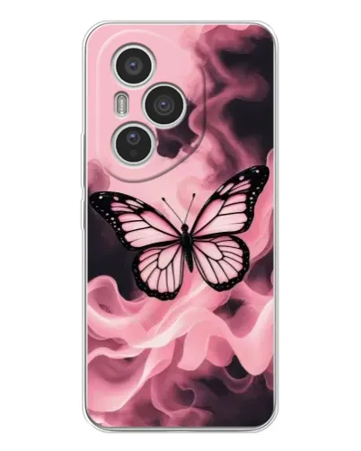 Чехол для Huawei Honor 400 Pro с картинкой «Бабочка в дыму»