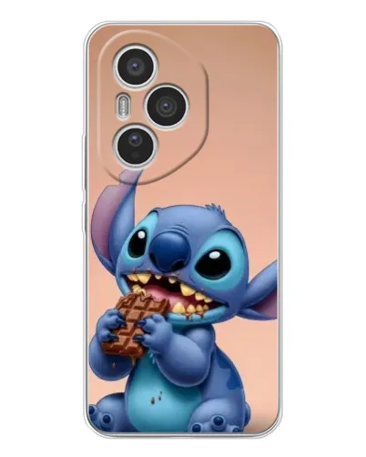 Чехол для Huawei Honor 400 Pro с картинкой «Стич ест шоколад»