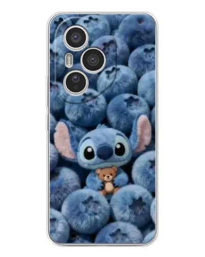 Чехол для Huawei Honor 400 Pro с картинкой «Стич и голубика»