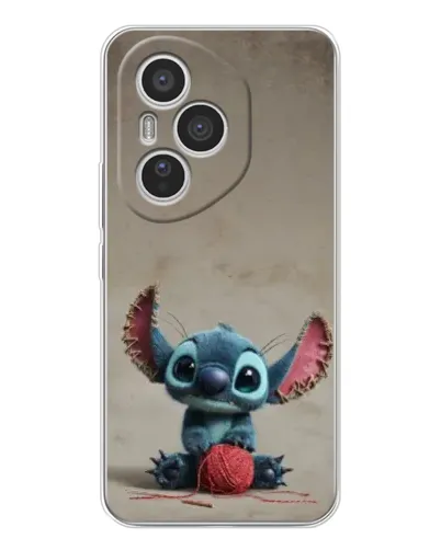 Чехол для Huawei Honor 400 Pro с картинкой «Стич на коричневом фоне»