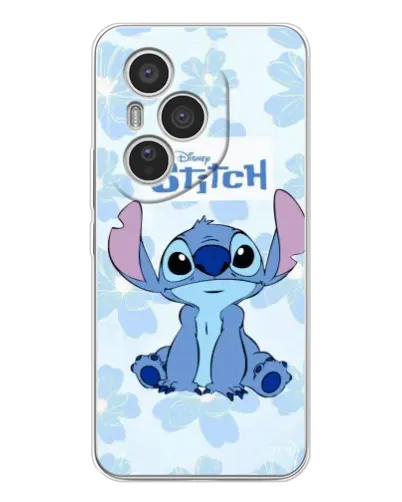 Чехол для Huawei Honor 400 Pro с картинкой «Stitch среди цветов»