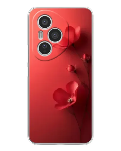 Чехол для Huawei Honor 400 Pro с картинкой «Маковые соцветия»