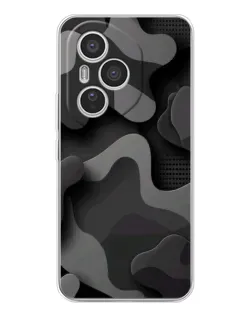 Чехол для Huawei Honor 400 Pro с картинкой «Темный абстрактный камуфляж»