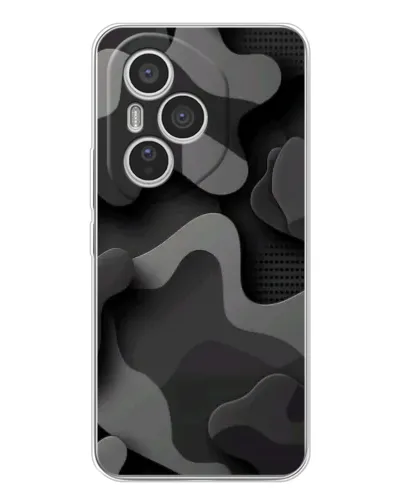 Чехол для Huawei Honor 400 Pro с картинкой «Темный абстрактный камуфляж»