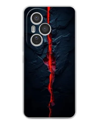 Чехол для Huawei Honor 400 Pro с картинкой «Kрасная лавовая трещина»