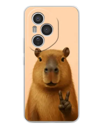 Чехол для Huawei Honor 400 Pro с картинкой «Капибара виктория»