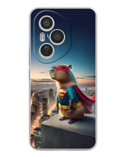 Чехол для Huawei Honor 400 Pro с картинкой «Капи-мен супергерой»