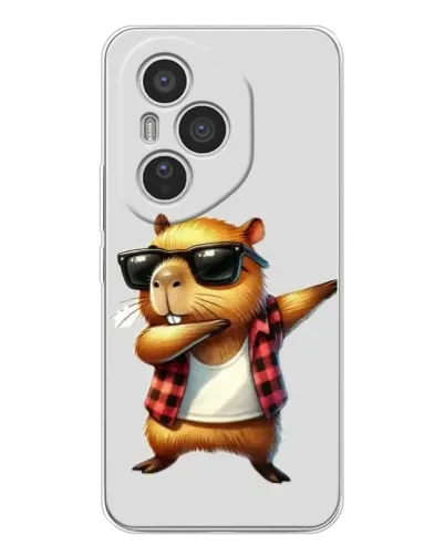 Чехол для Huawei Honor 400 Pro с картинкой «Капибара рэпер даб»