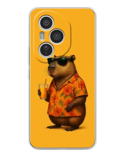 Чехол для Huawei Honor 400 Pro с картинкой «Капибара на отдыхе»