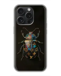 Чохол для Huawei Honor 400 Smart з картинкою «LV — мармуровий принт»
