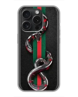Чехол для Huawei Honor 400 Smart с картинкой «Gucci — змея на полосе» Чехол для Huawei Honor 400 Smart с картинкой «Gucci — змея на полосе»