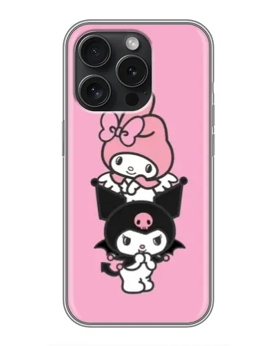 Чехол для Huawei Honor 400 Smart с картинкой «My Melody и Kuromi»