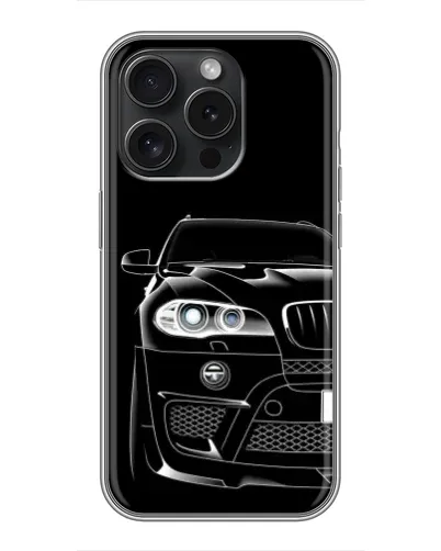 Чехол для Huawei Honor 400 Smart с картинкой «Темный силуэт BMW»