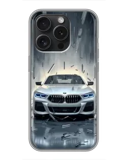 Чехол для Huawei Honor 400 Smart с картинкой «BMW в свете фар»