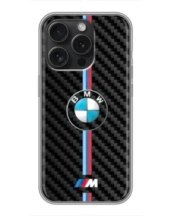 Чехол для Huawei Honor 400 Smart с картинкой «Эмблема BMW и карбон»