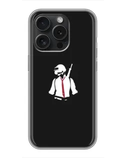 Чехол для Huawei Honor 400 Smart с картинкой «PUBG — силуэт воина»
