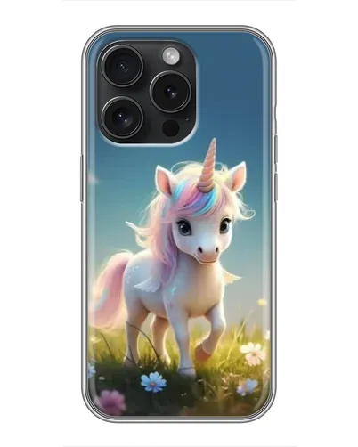 Чехол для Huawei Honor 400 Smart с картинкой «Единорог на поляне»