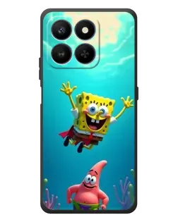Чохол для Huawei Honor 400 Smart з картинкою «Спанч Боб під водою»