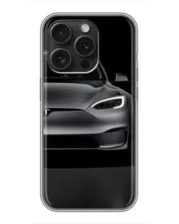 Чехол для Huawei Honor 400 Smart с картинкой «Tesla Model S Look» Чехол для Huawei Honor 400 Smart с картинкой «Tesla Model S Look»