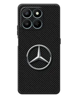 Чохол для Huawei Honor 400 Smart з картинкою «Карбоновий Mercedes стиль»